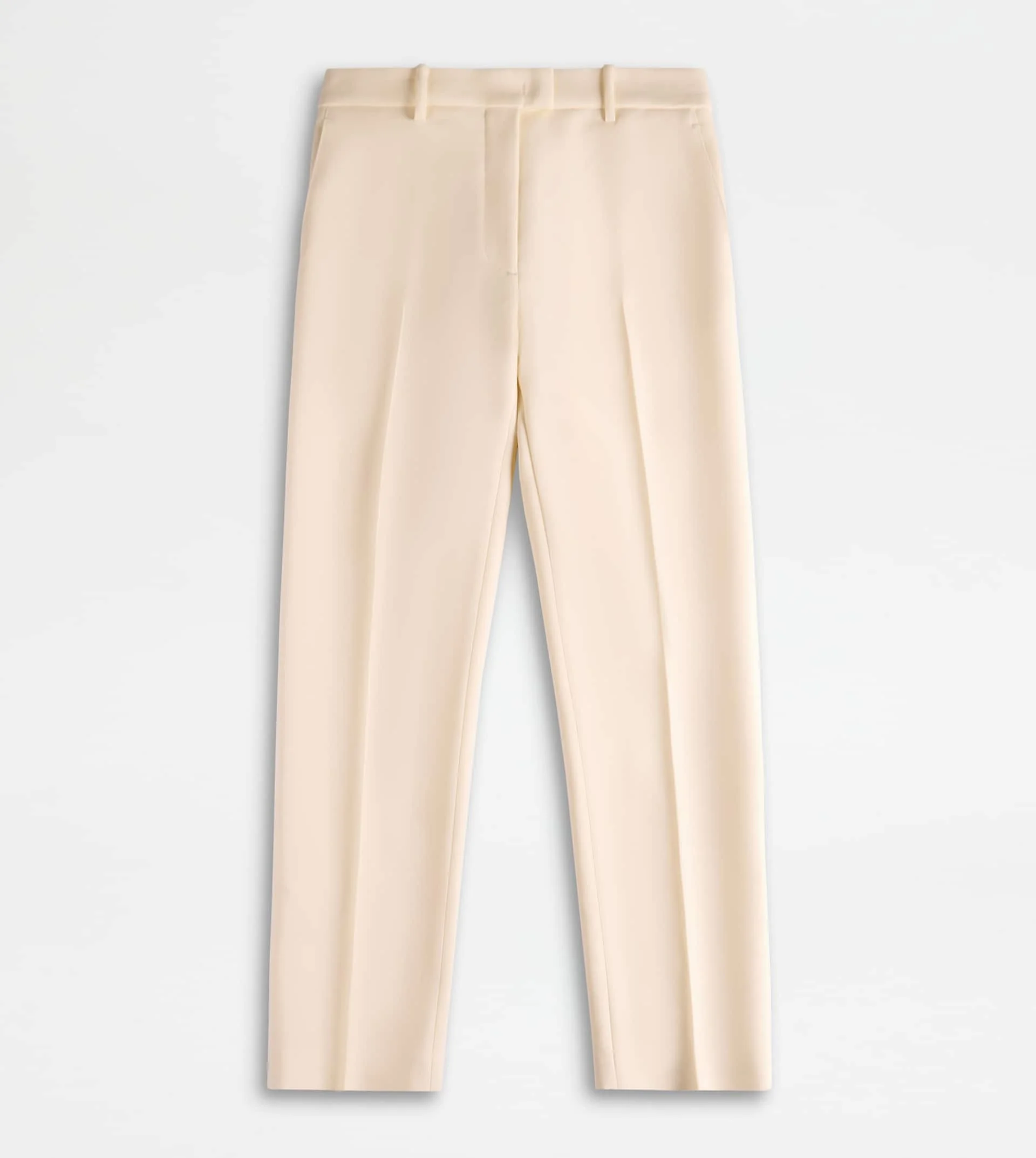 PANTS IN WOOL - WHITE - 1