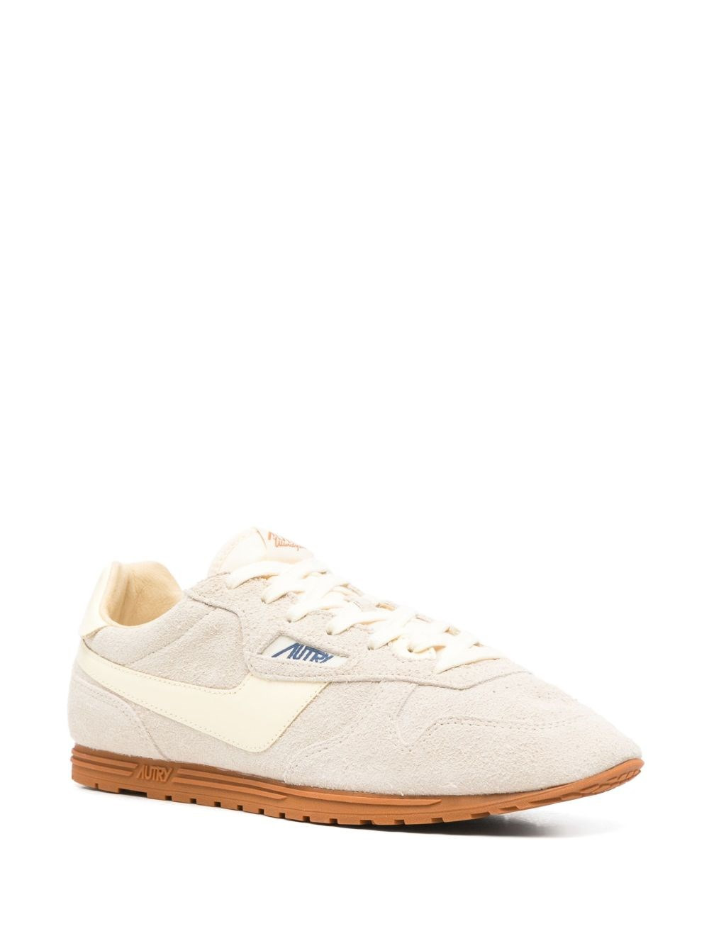 Windspin low leather sneakers - 3