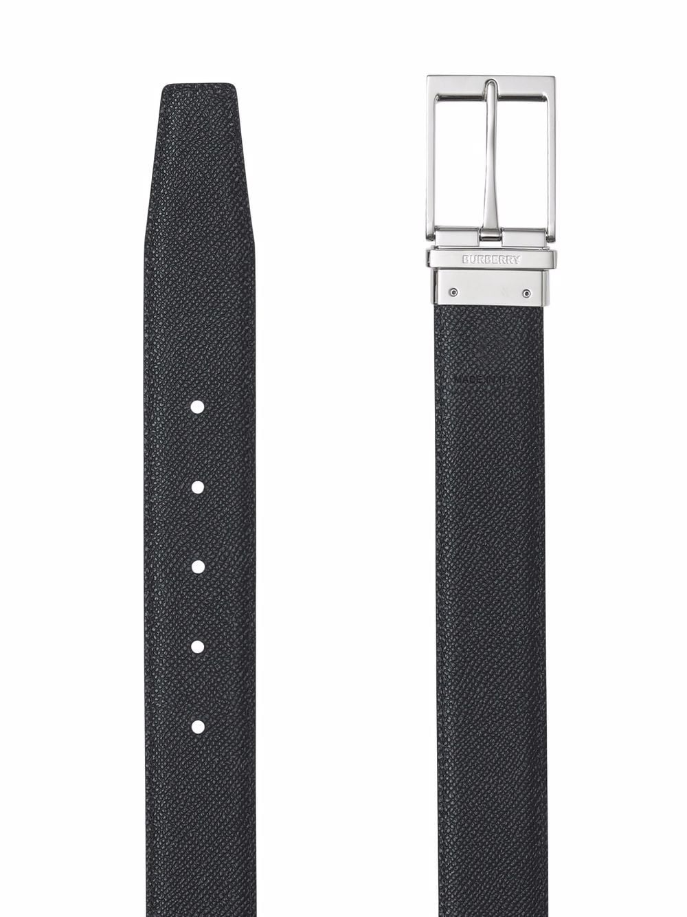 reversible grainy leather belt - 4