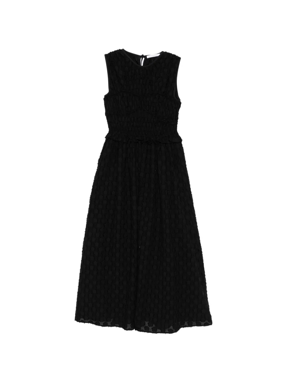 Dinah smocked-effect maxi dress - 1