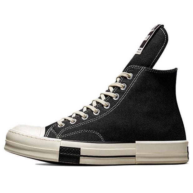 Converse Rick Owens x DRKSHDW DRKSTAR Chuck 70 High 'Black' A00130C - 1