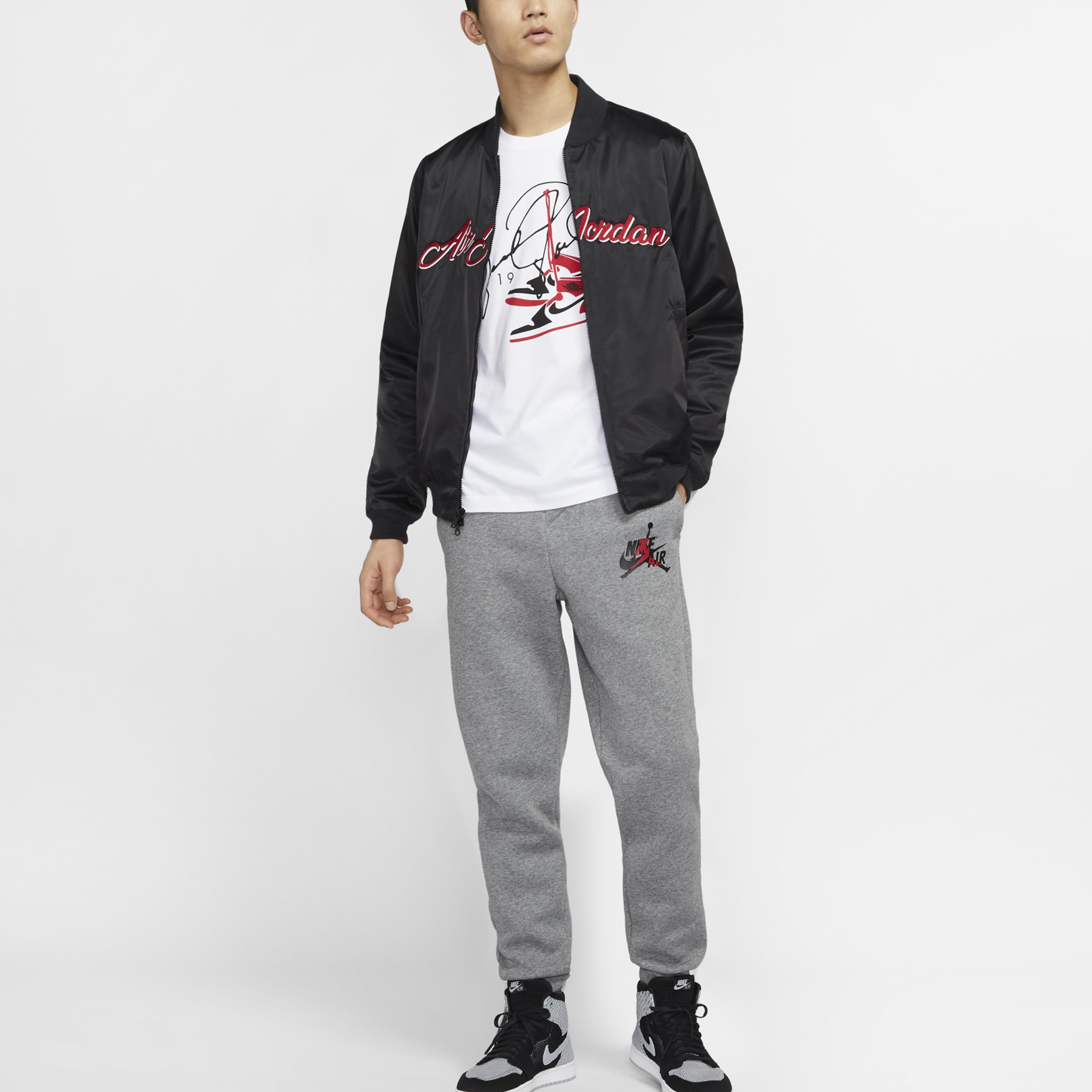 Air Jordan MA-1 aviator Jacket baseball uniform Black CD5760-010 - 5