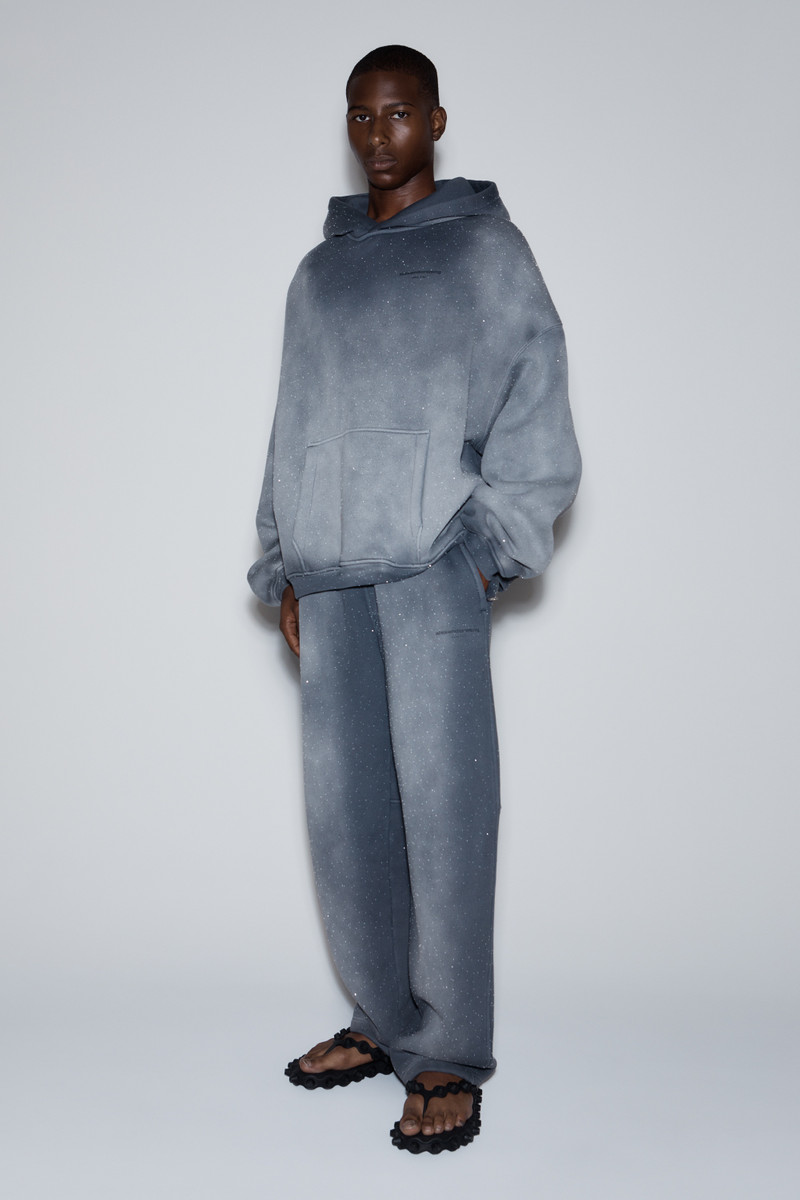 Alexander Wang Unisex Crystal Hotfix Hoodie outlook