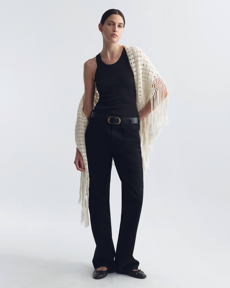 NILI LOTAN ROBIN CROCHET SHAWL outlook