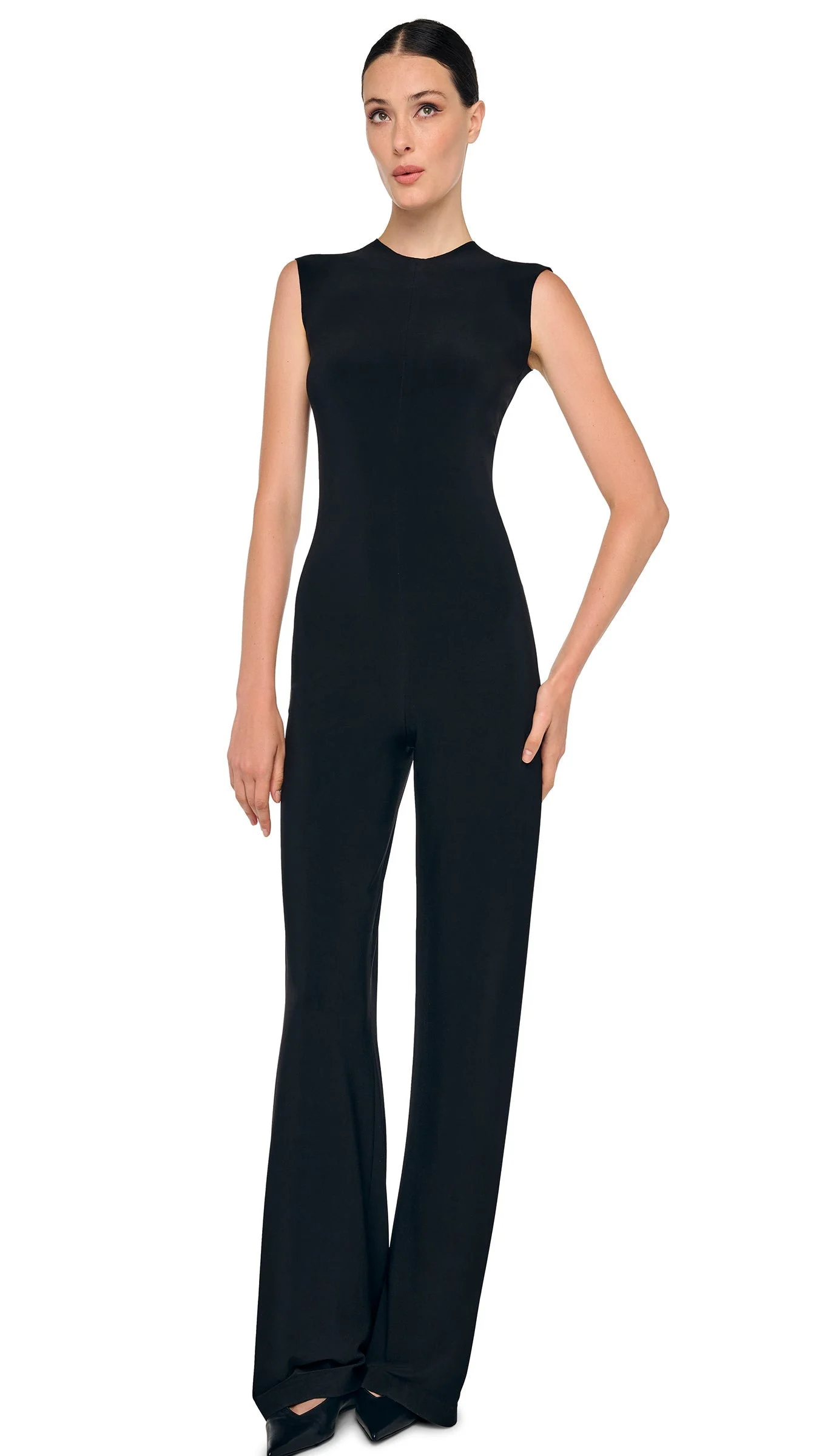 SLEEVELESS JUMPSUIT - 1