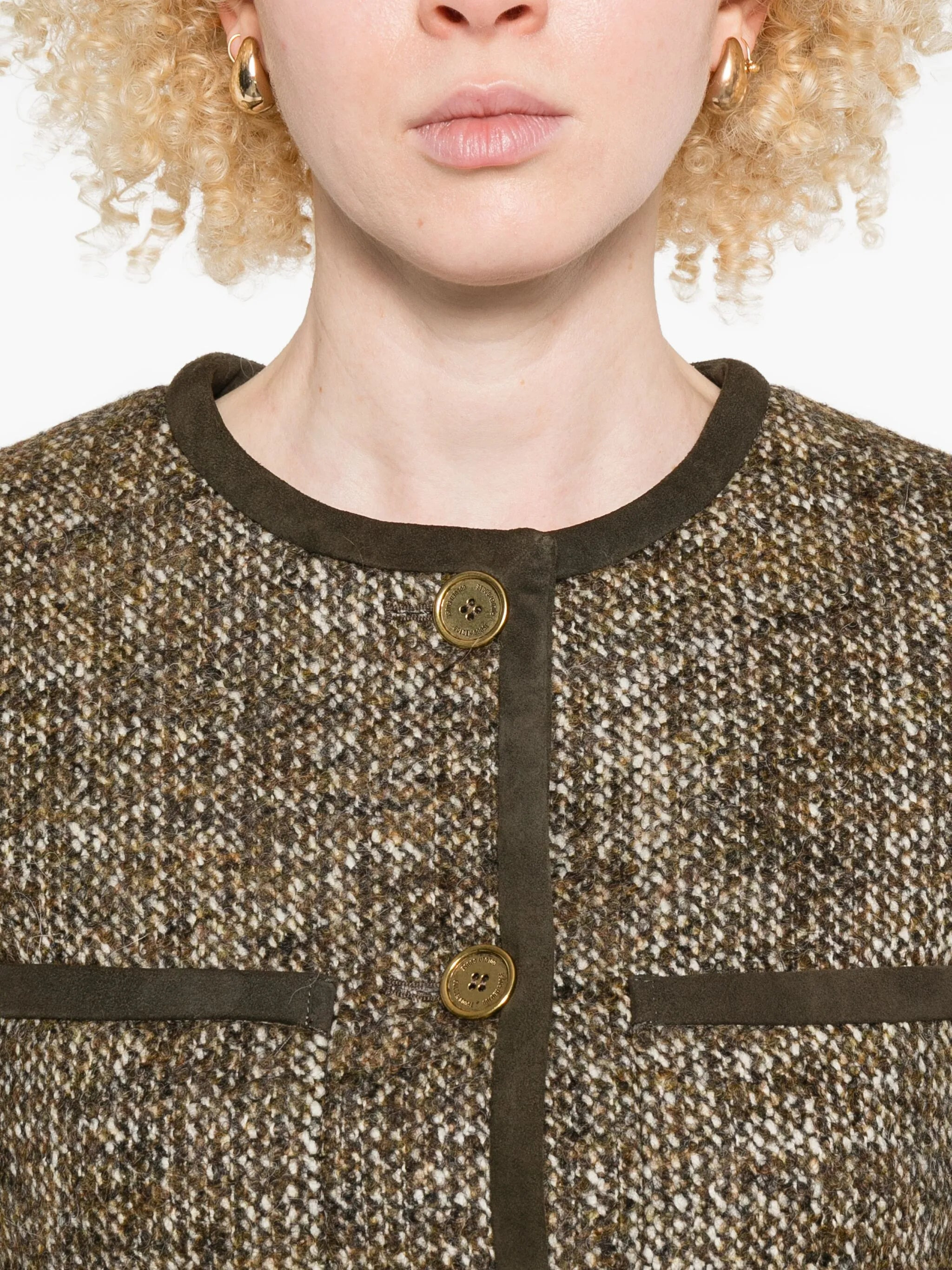 Golden Goose Tweed-pocketed Jacket - 2