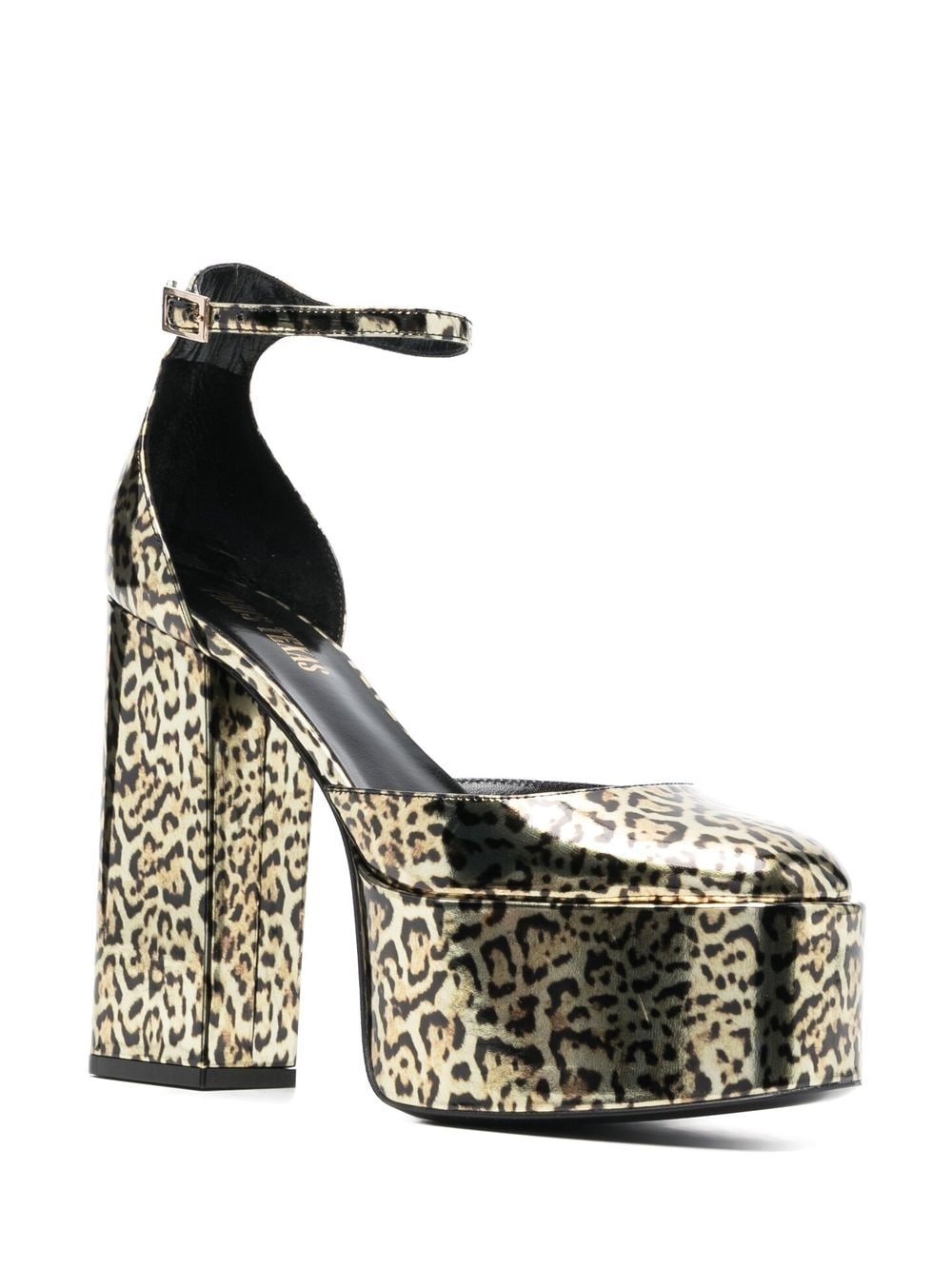 leopard-print 130mm sandals - 2