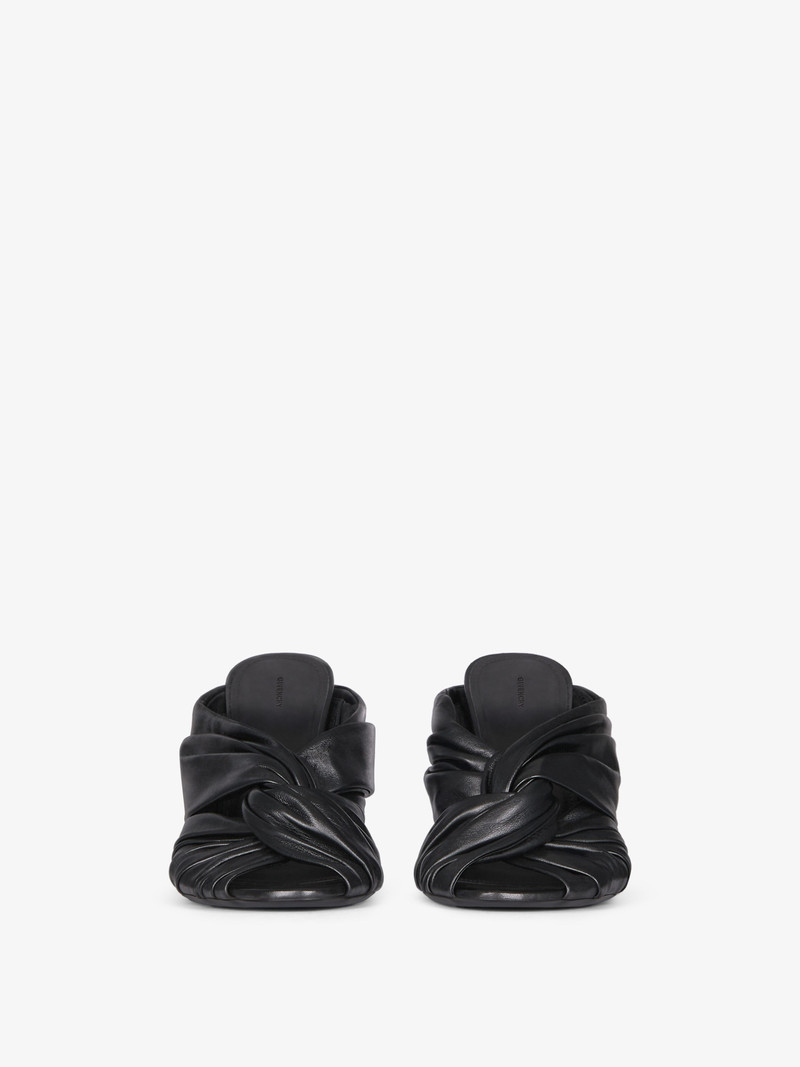 Givenchy TWIST MULES IN LEATHER outlook