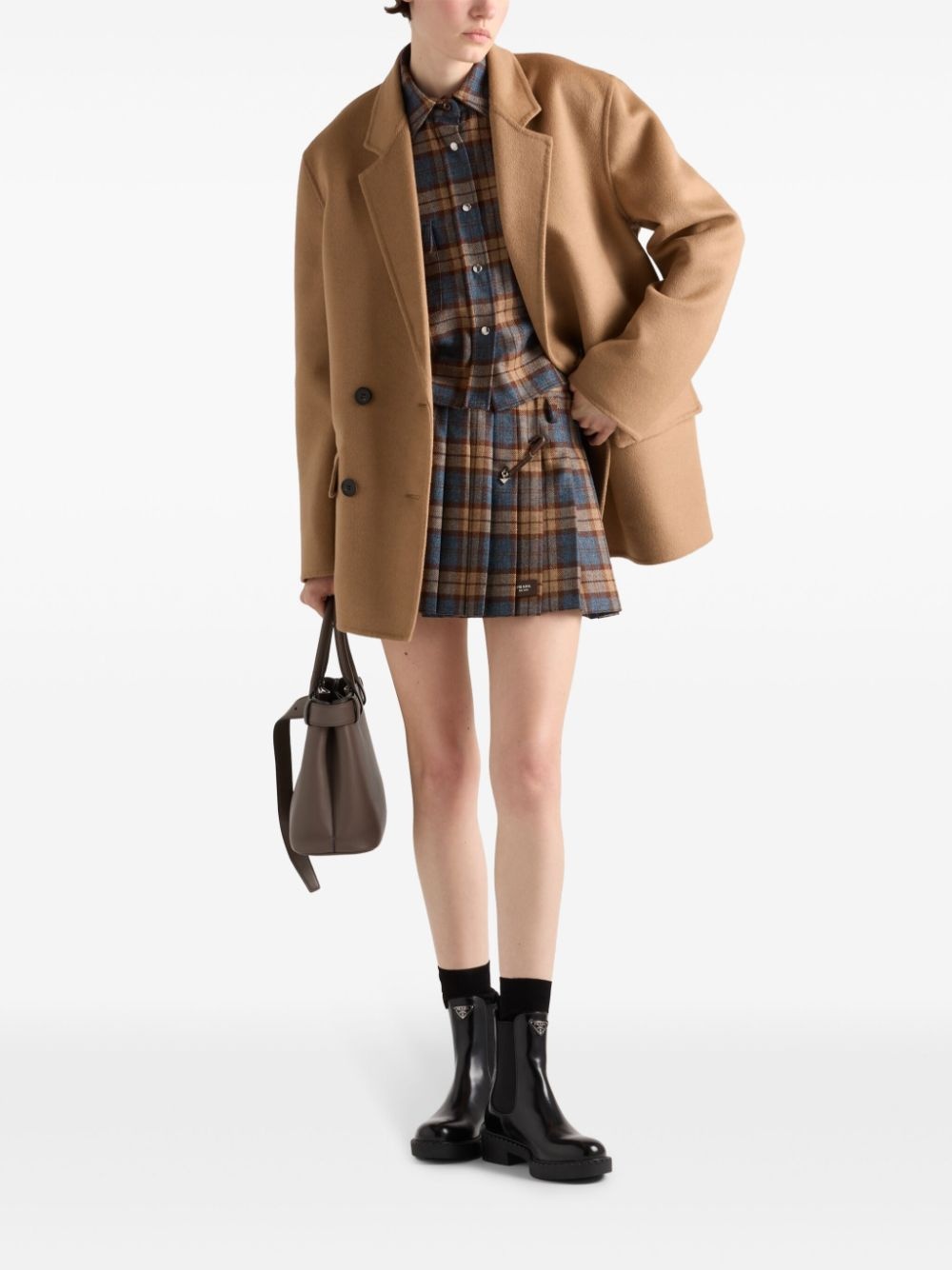 checked wool shirt - 2