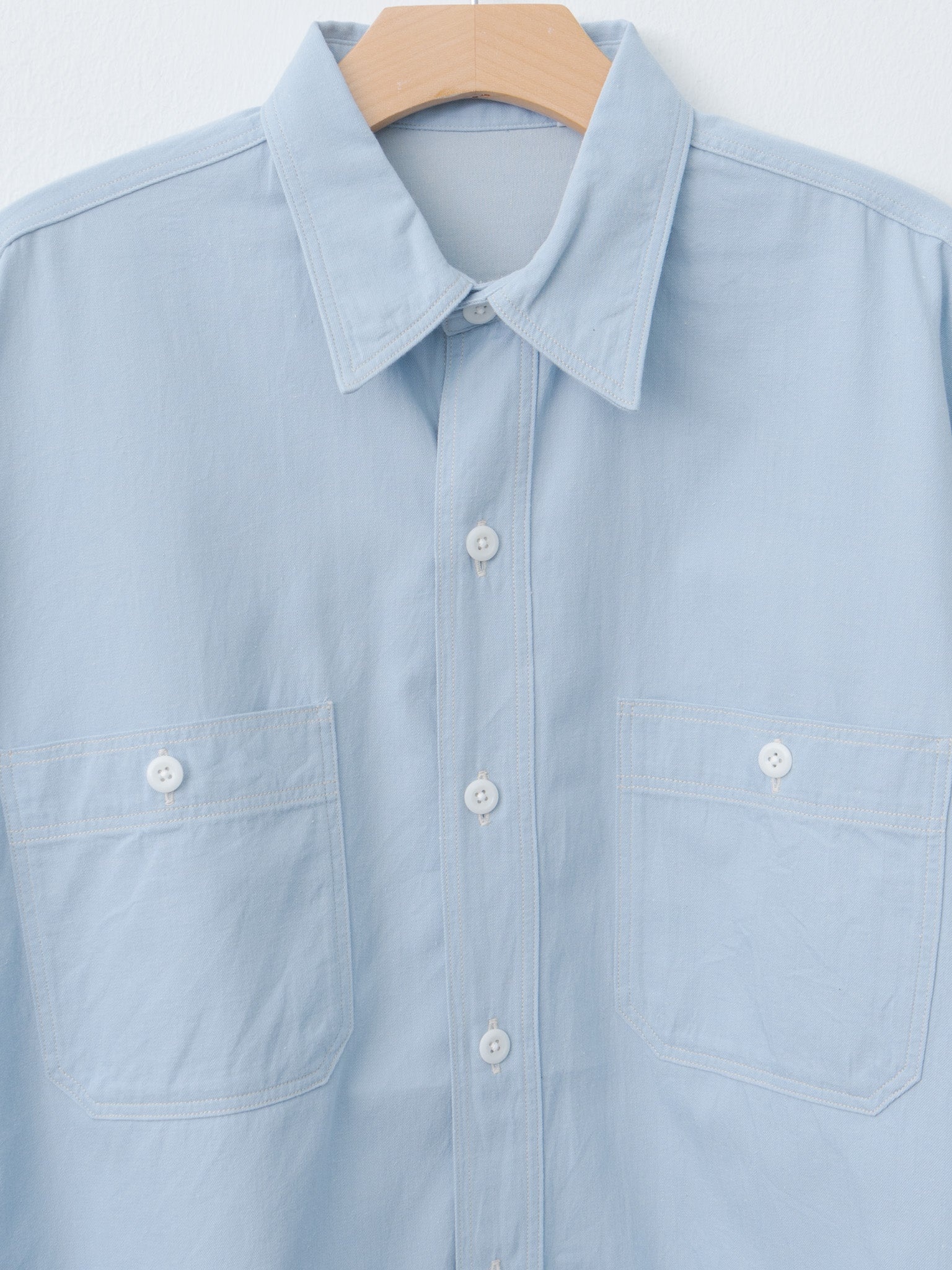 Work Shirt - Light Indigo Blue - 5