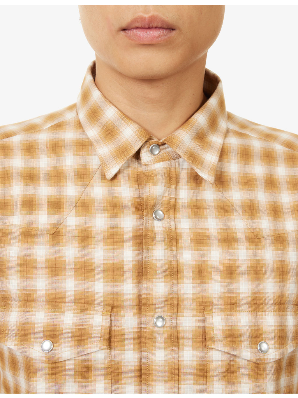 Western Checked Cotton Shirt - 5