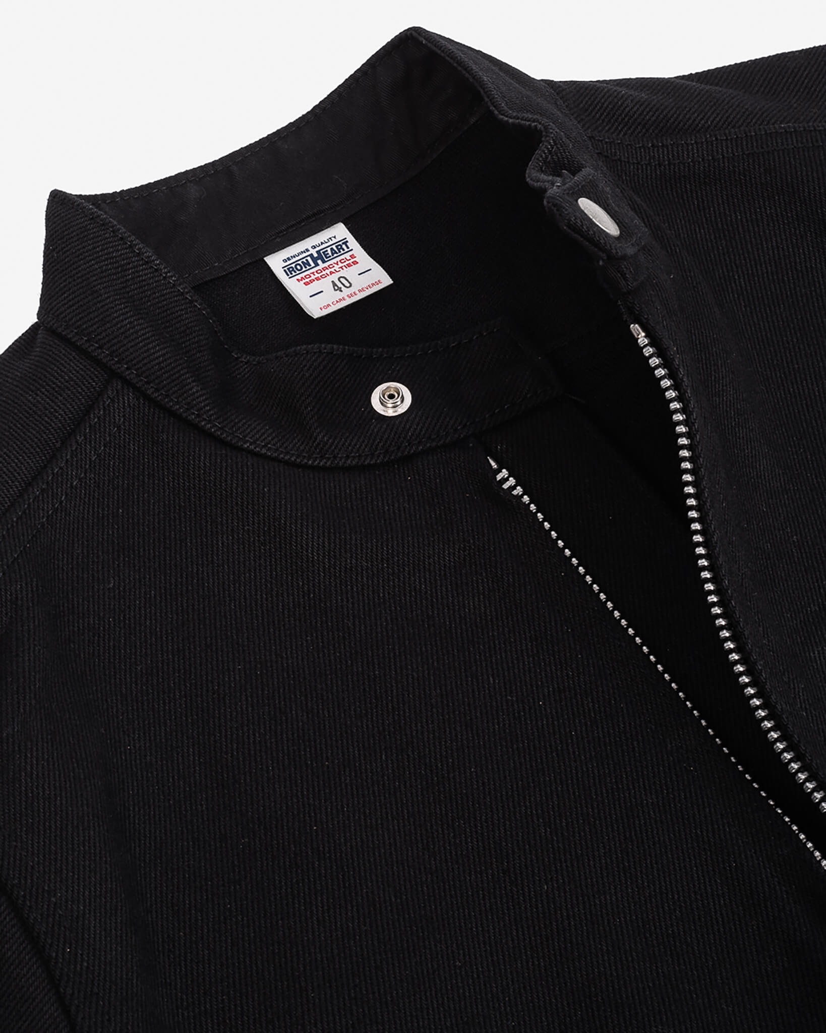 IH-9527J 21oz Denim Rider's Jacket - Superblack Non-Fade - 9