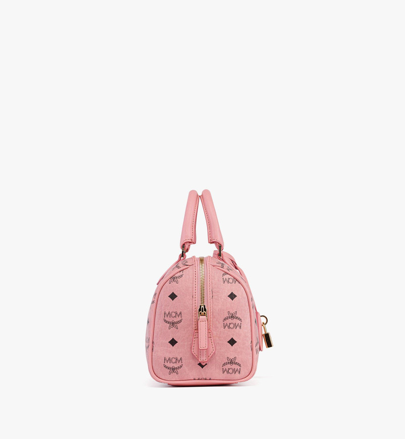 MCM Ella Boston Bag in Visetos outlook