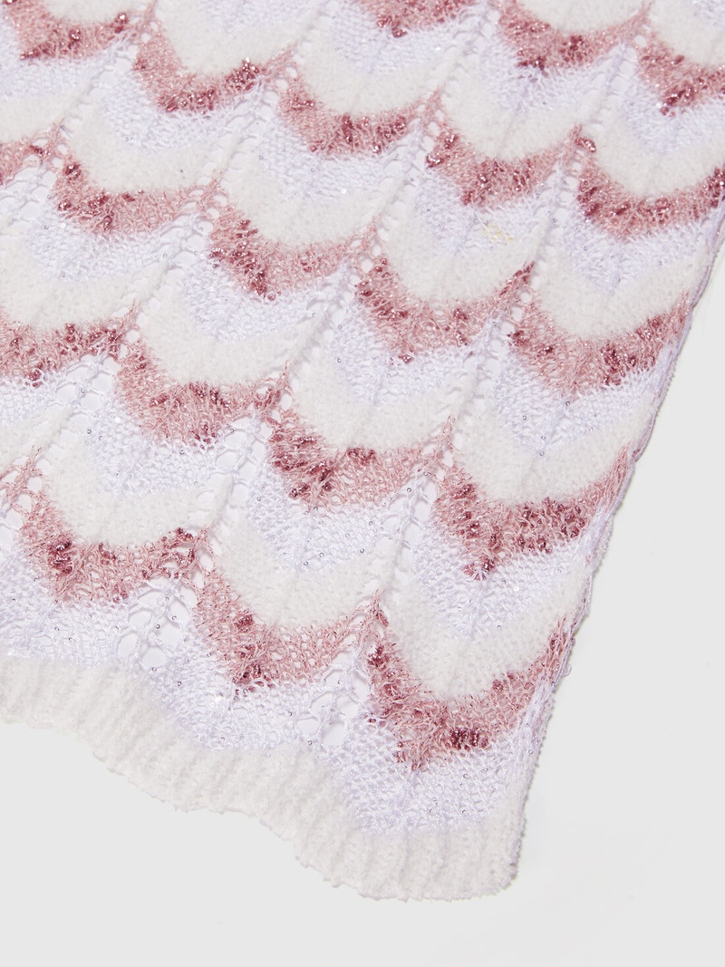 Missoni Knit scarf with chevron pattern outlook