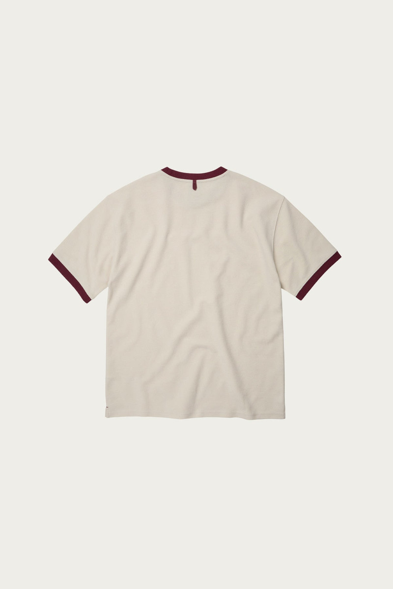 FrizmWORKS Terry Ringer Half Tee - White outlook