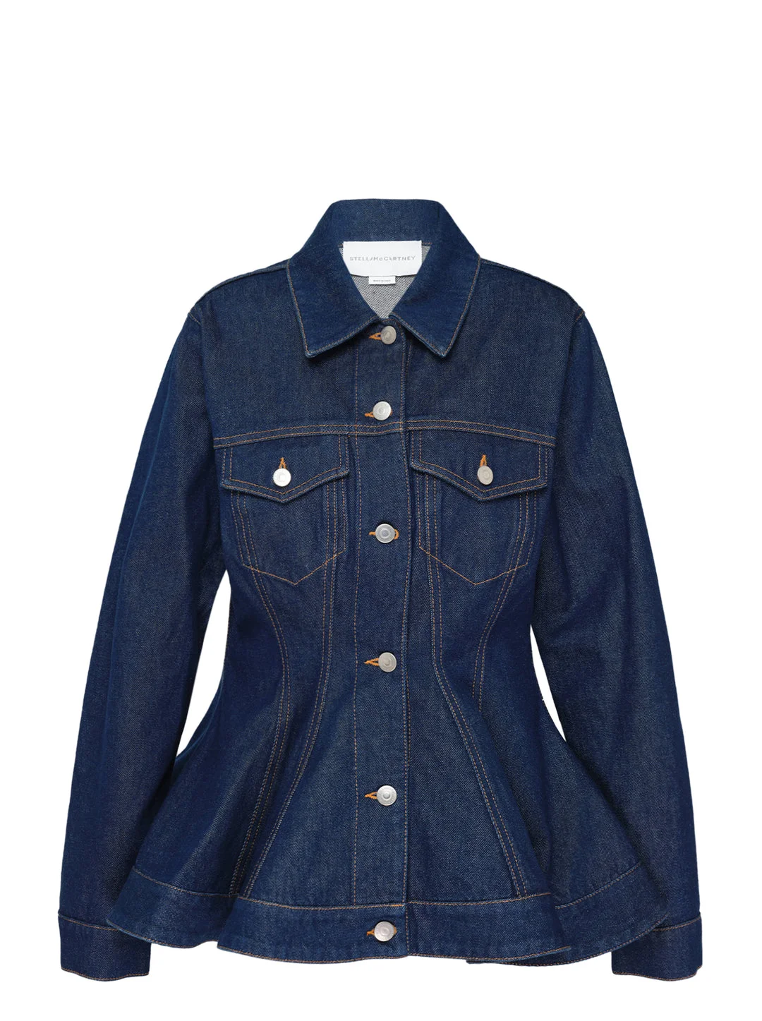 Peplum Denim Jacket - 1