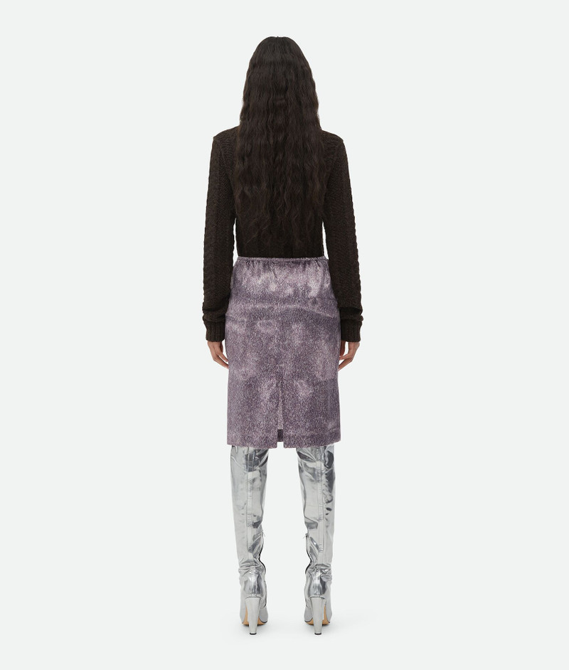 Printed Cupro Midi Skirt 3