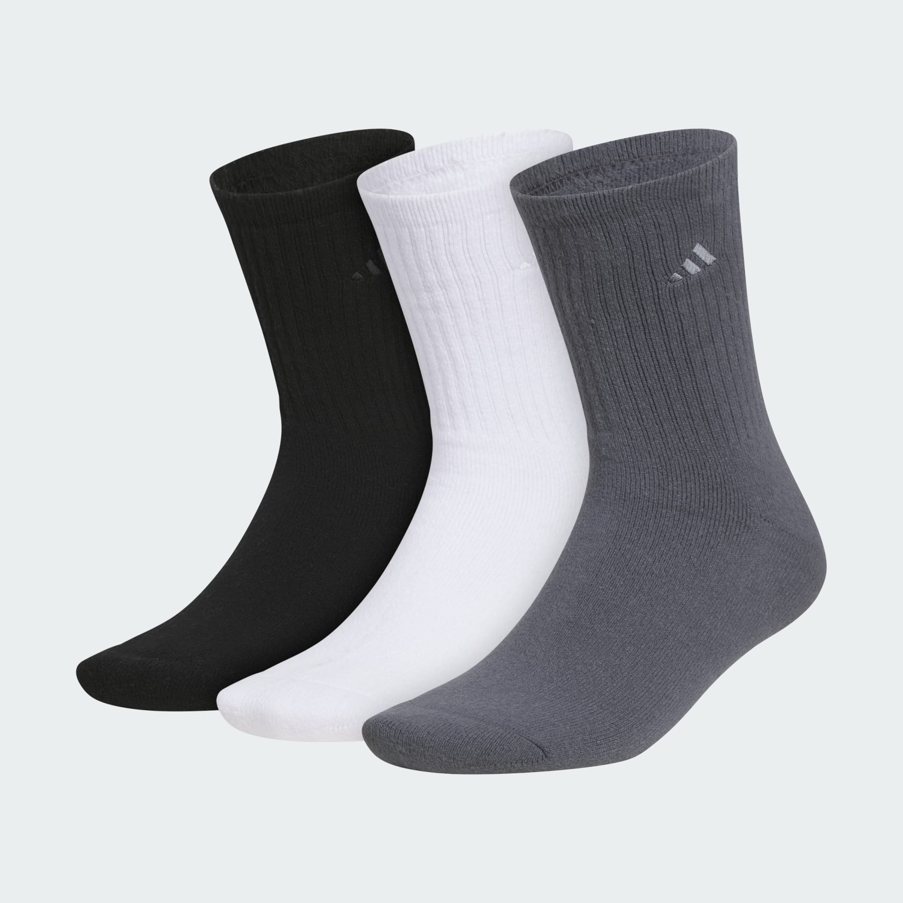 Men's Cushioned Comfort 3-Pack Crew Socks - 1