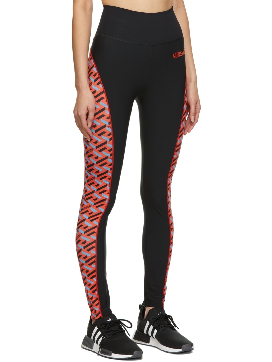 Black Monogram Sport Leggings - 2