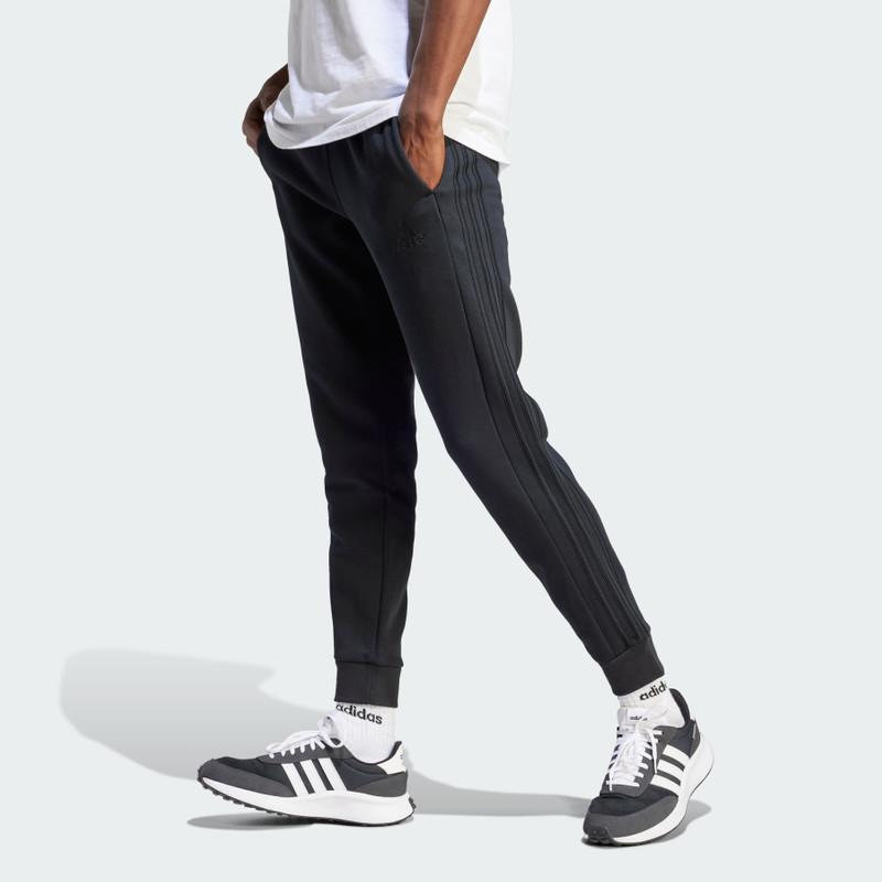 adidas Essentials Fleece 3-Stripes Tapered Cuff Pants outlook