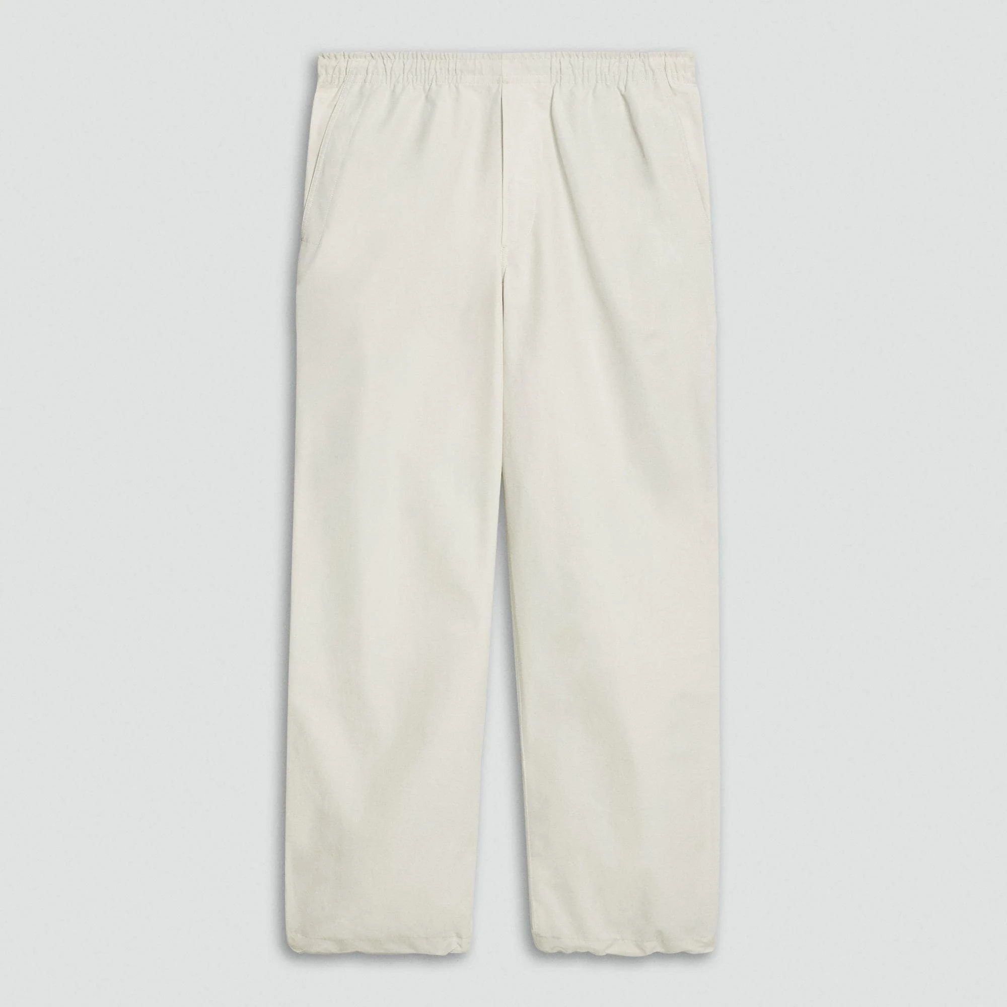 Drawstring Pull-On Pant in Organic Cotton-Blend - 1
