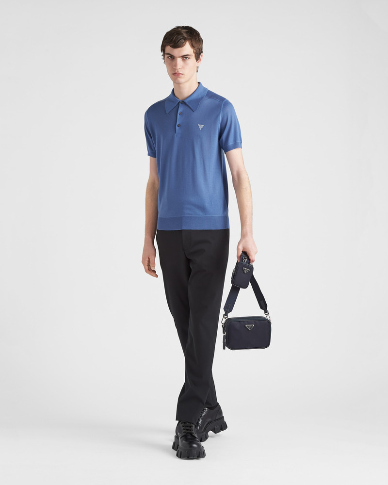 Prada Cashmere polo shirt outlook