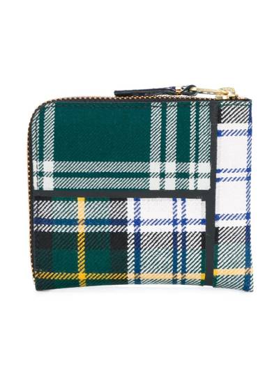 Comme Des Garçons Green Tartan Wallet outlook