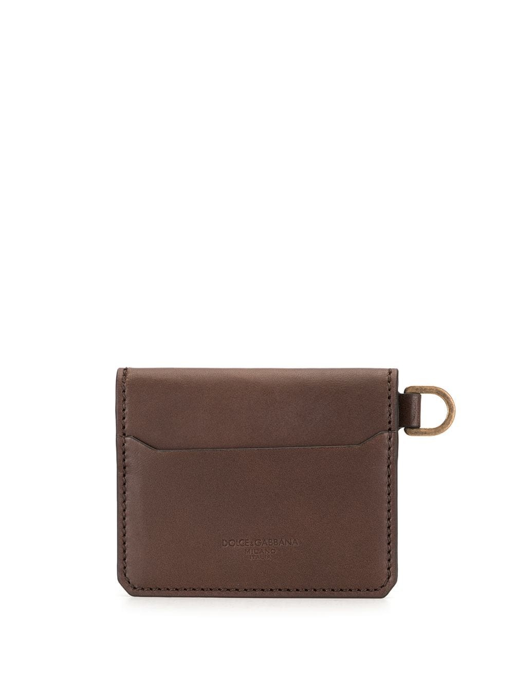 smooth calf leather cardholder - 1