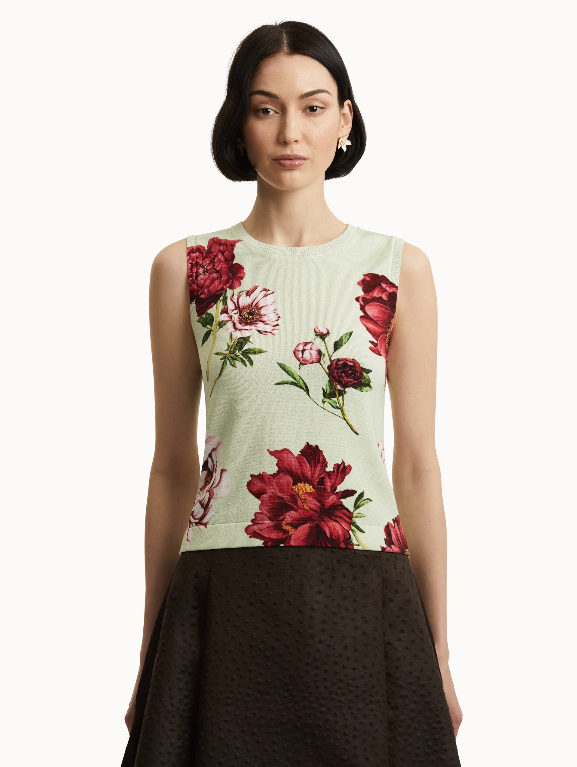PEONY PRINTED TANK - 2