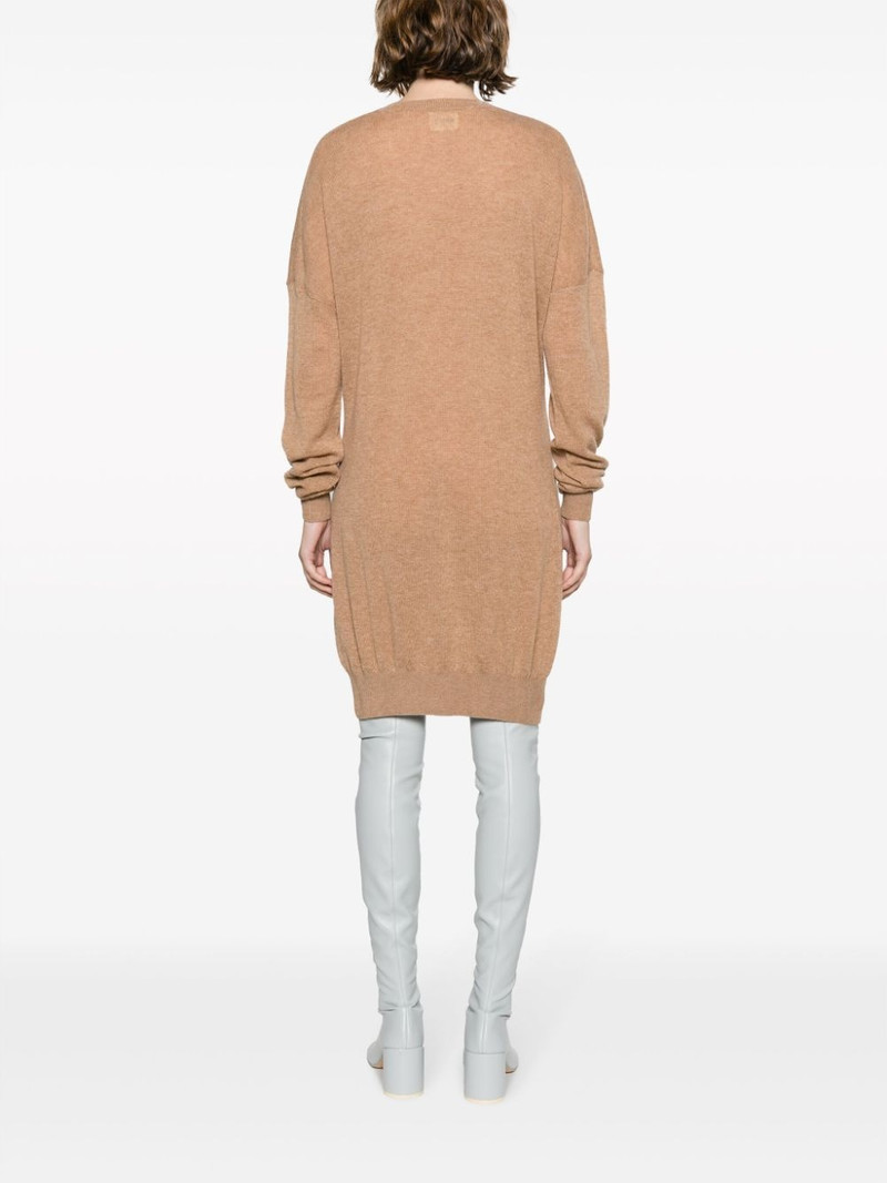 fine-knit V-neck jumper 4
