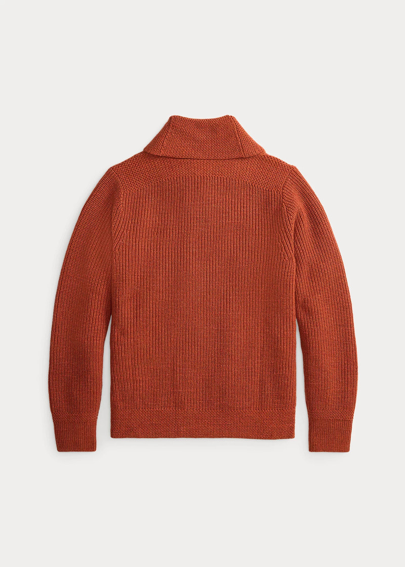 RRL by Ralph Lauren Wool-Cotton Shawl-Collar Cardigan outlook