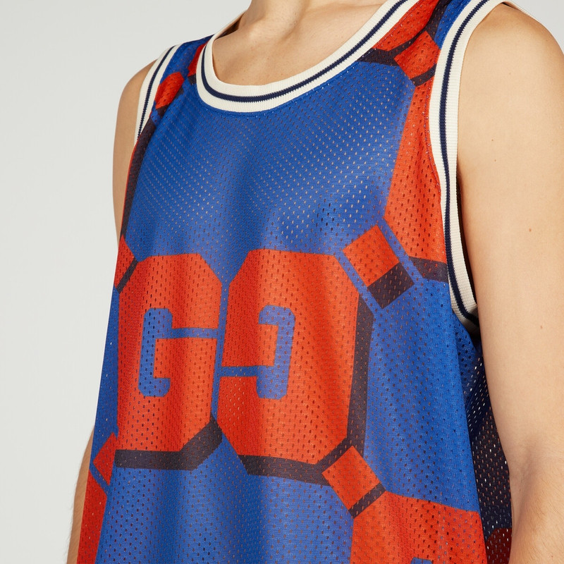 GG print mesh tank top 3