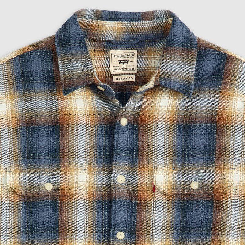JACKSON WORKER FLANNEL OVERSHIRT 6