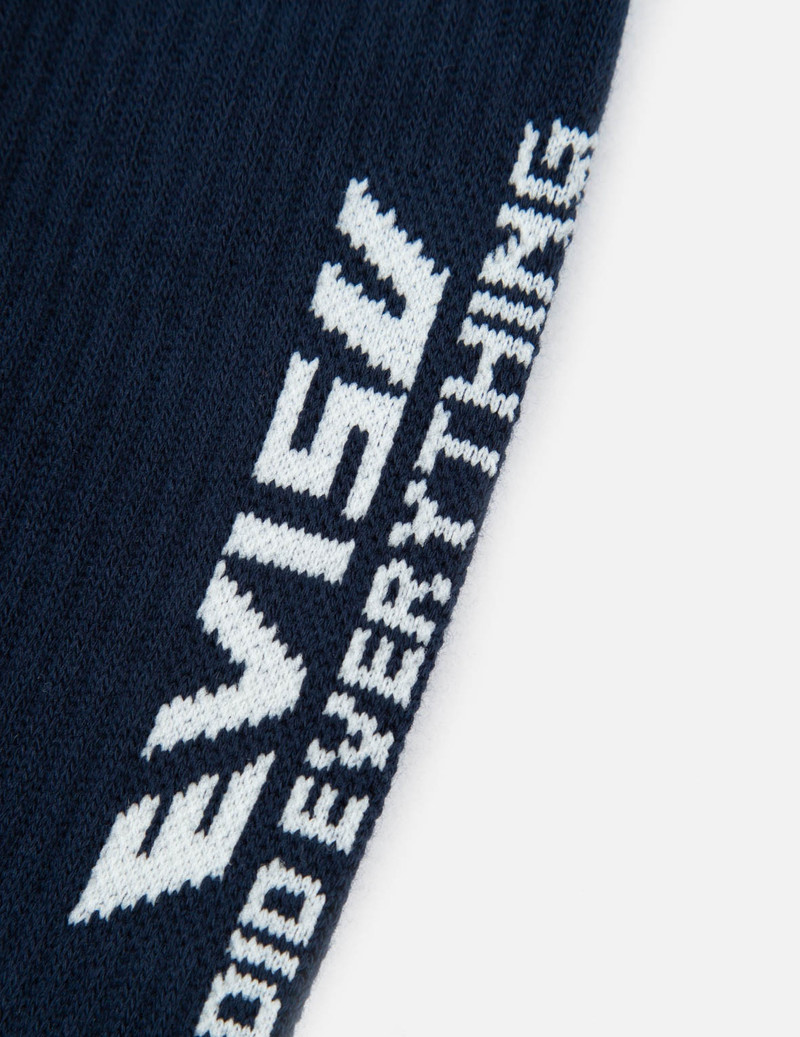 KAMON AND LOGO-TRIO JACQUARD LONG SOCKS 11