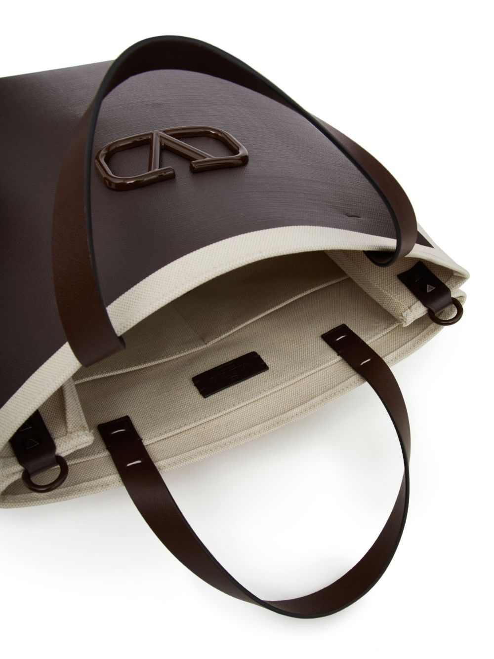 logo-plaque tote bag - 5