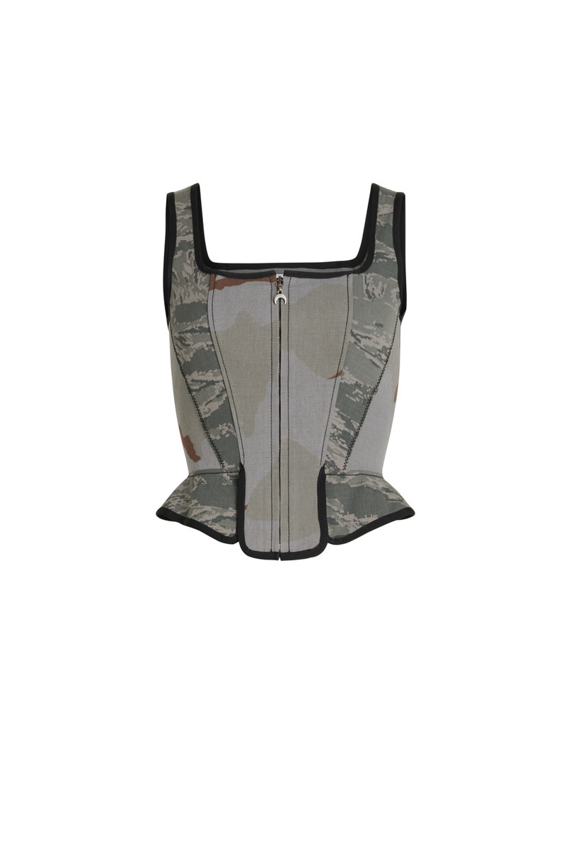 Regenerated Camo Corset 1