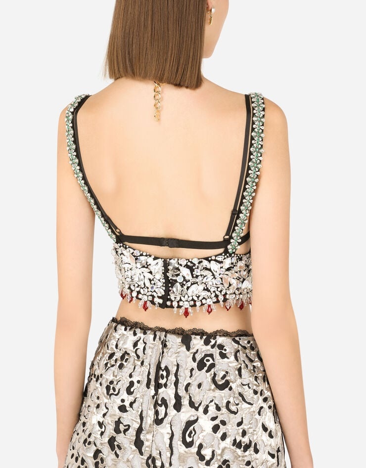 Embroidered bralet - 5