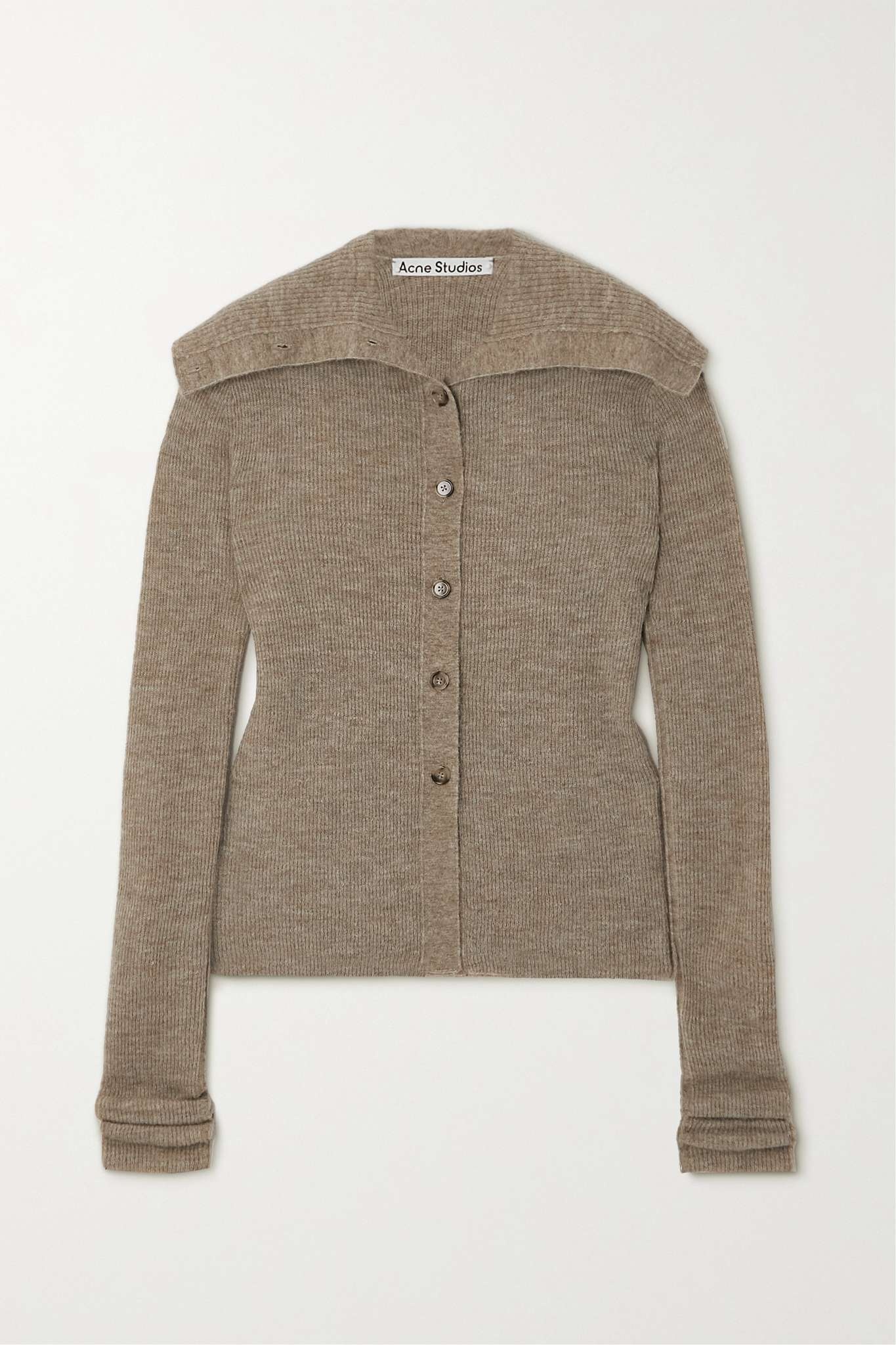 Acne Studios Ribbed-knit cardigan | REVERSIBLE