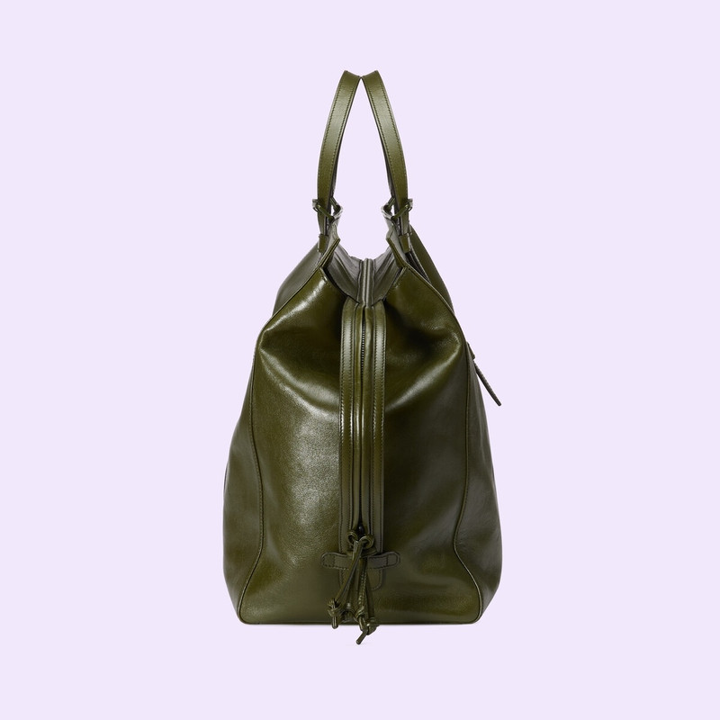 Large tote bag with tonal Double G 6