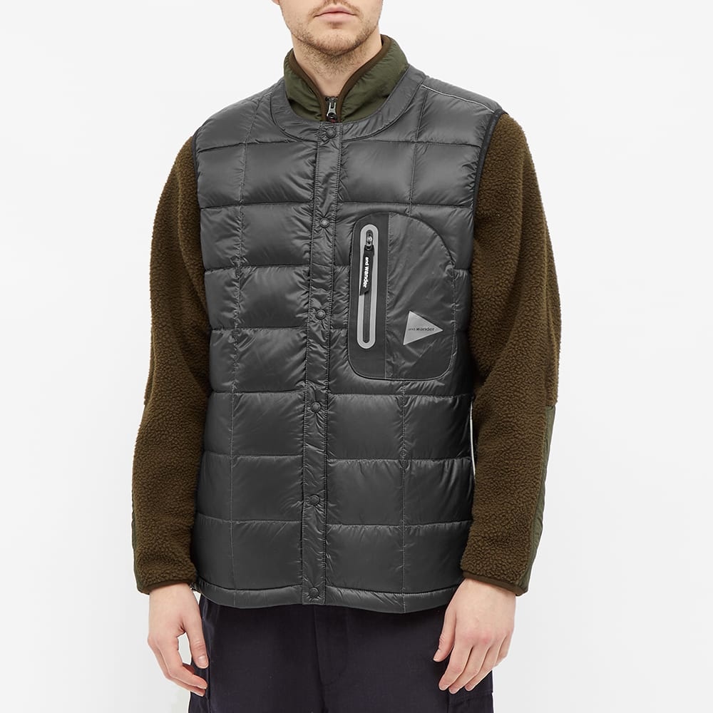 And Wander Diamond Stitch Down Vest - 5