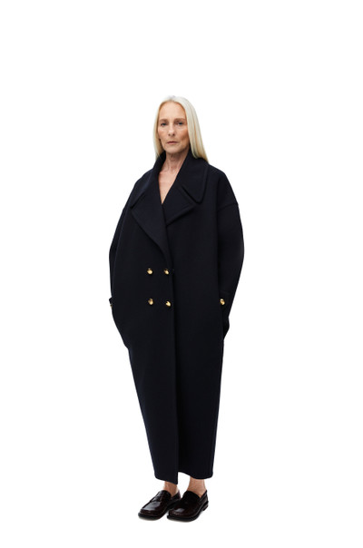 Loewe Pebble coat in wool outlook