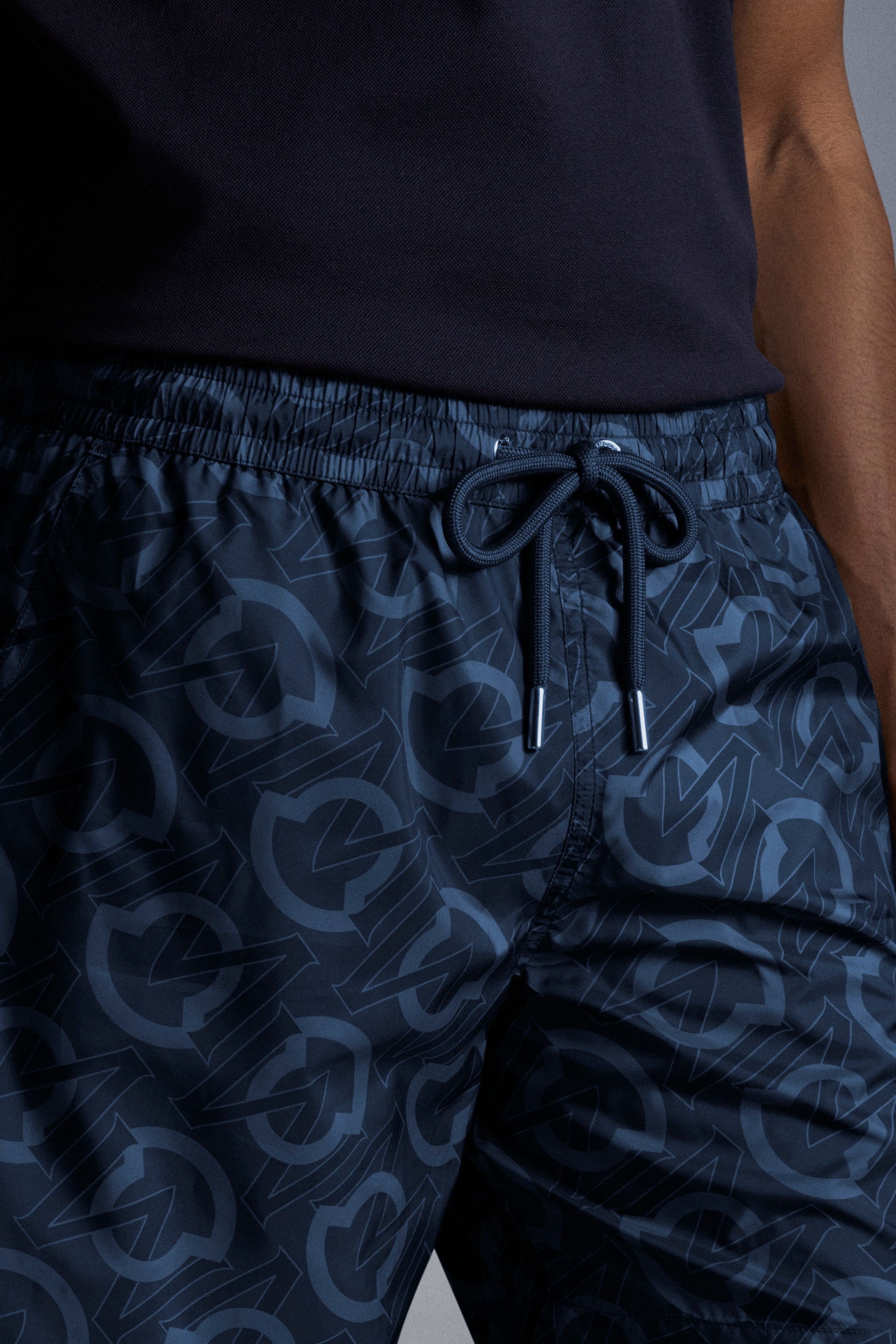 Monogram Print Swim Shorts - 4