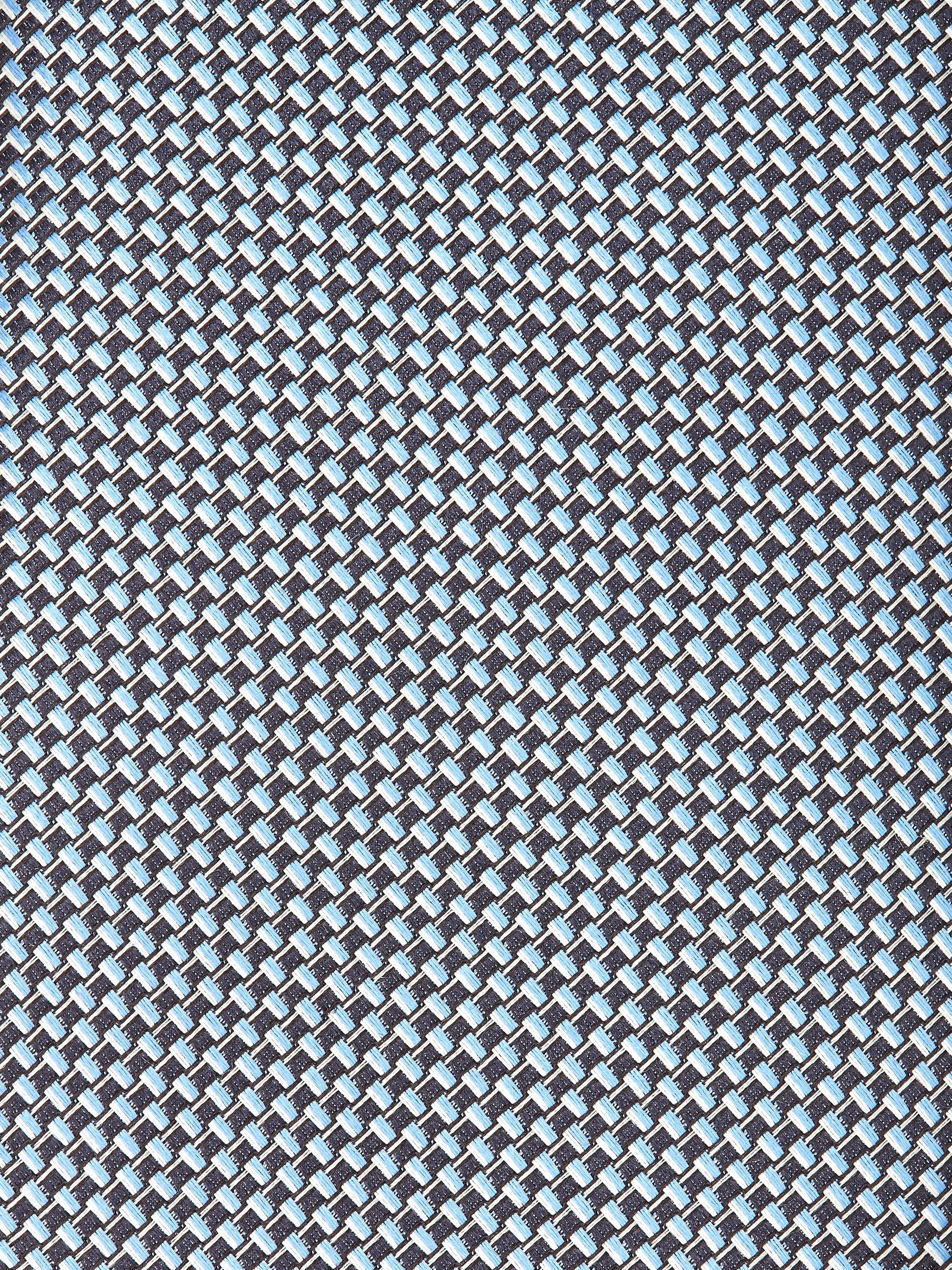 LIGHT BLUE JACQUARD SILK TIE - 2