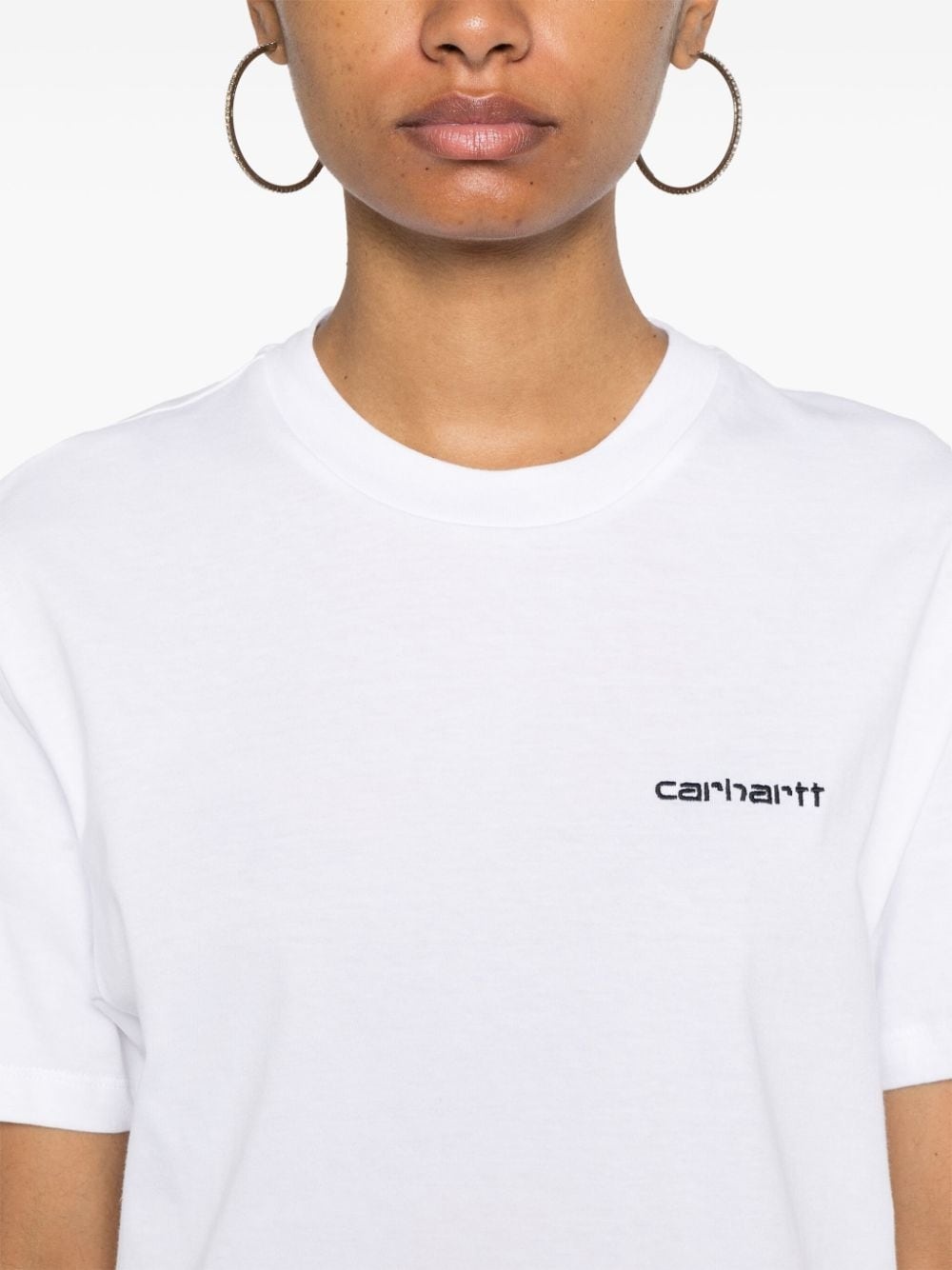 Script embroidery T-shirt - 5