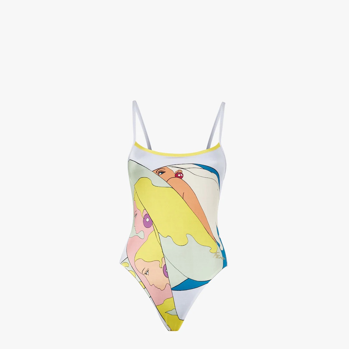 Multicolor Lycra® swimsuit - 1