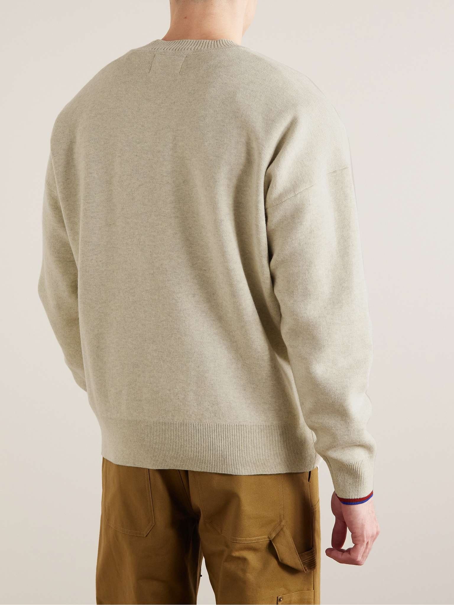 Logo-Intarsia Knitted Sweater - 4