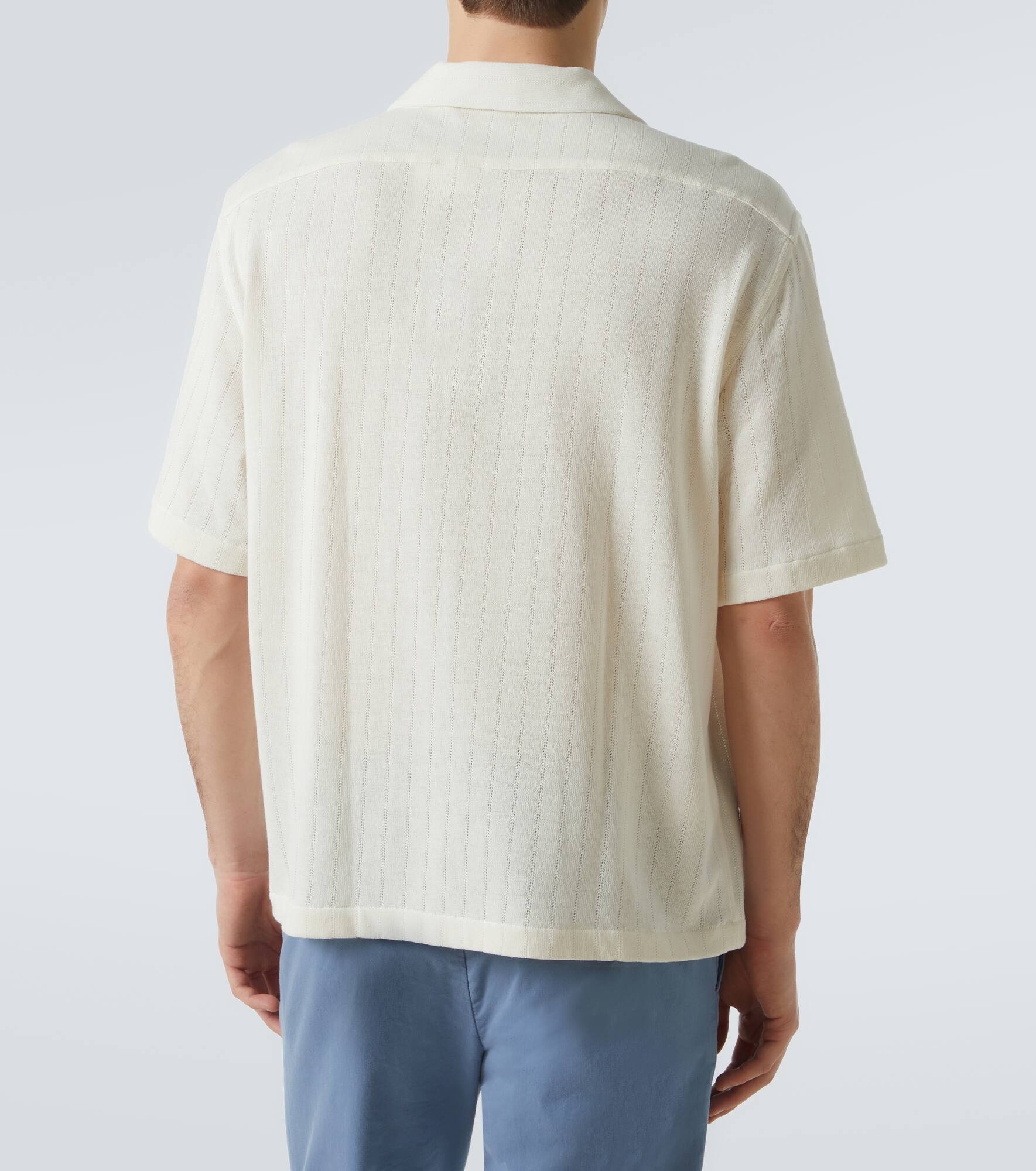 Striped bowling shirt - 4