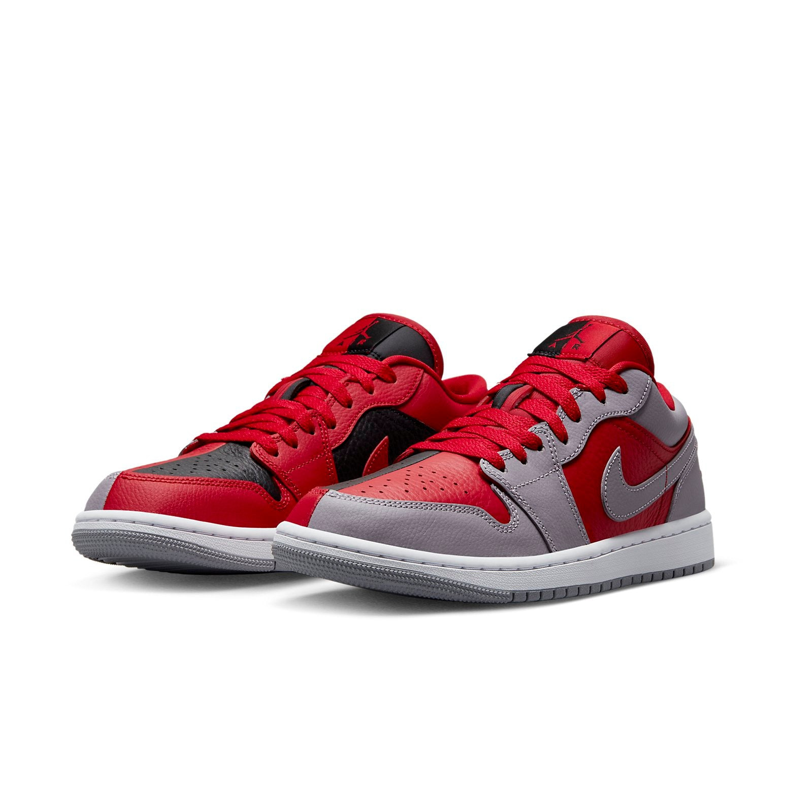 (WMNS) Air Jordan 1 Low SE 'Split - Gym Red Cement Grey' DR0502-600 - 3