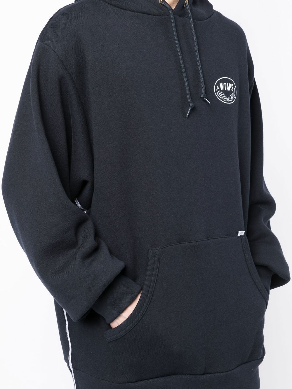 logo-print pullover hoodie - 5