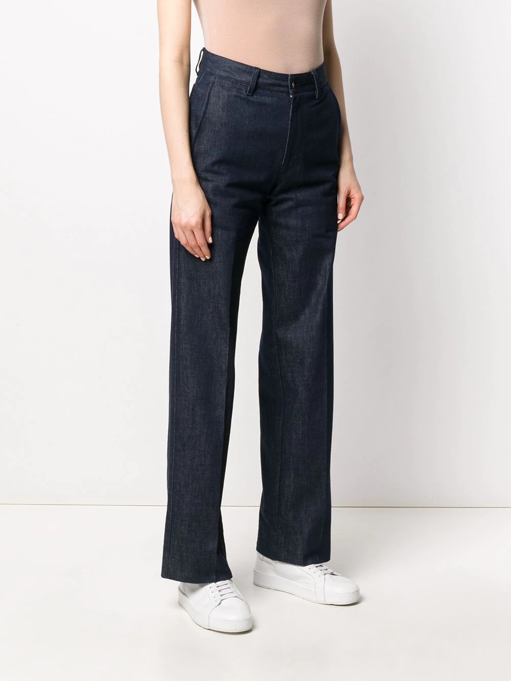 high-waist straight-leg jeans - 3